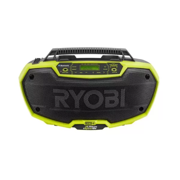 RYOBI 18-Volt ONE+ Hybrid Stereo with Bluetooth Wireless Technology (Tool Only)