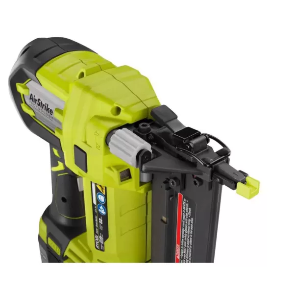 RYOBI 15 Amp 10 in. Sliding Compound Miter Saw and 18-Volt Cordless Airstrike ONE+ Brad Nailer