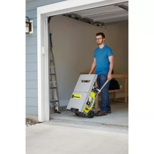 RYOBI 15 Amp 10 in. Expanded Capacity Table Saw With Rolling Stand