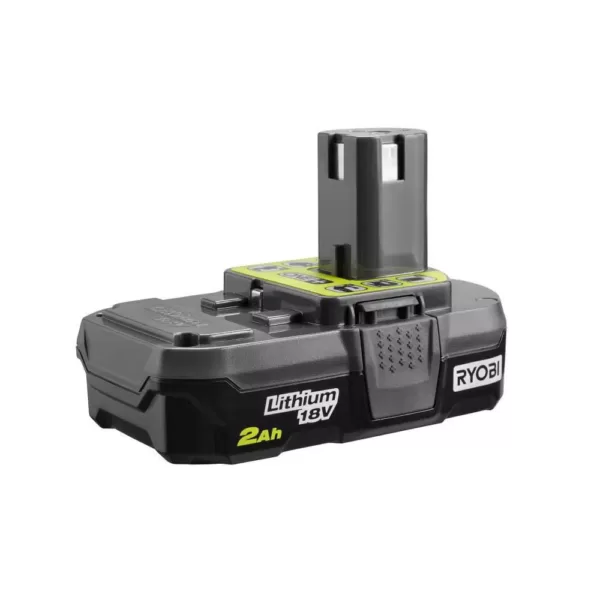 RYOBI 18-Volt ONE+ Lithium-Ion 2.0 Ah Battery and Dual Chemistry IntelliPort Charger Kit