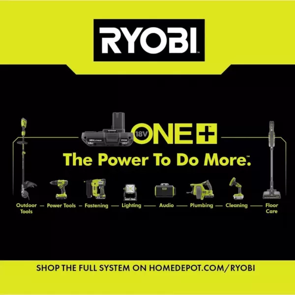 RYOBI 18-Volt ONE+ 1.5 Ah Compact Lithium-Ion Battery