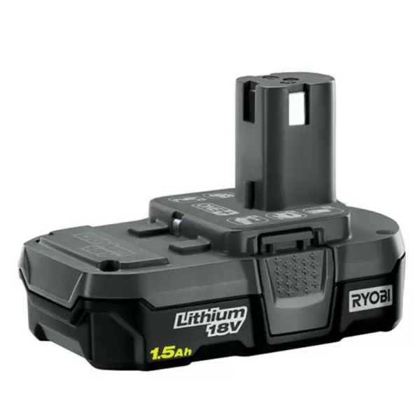 RYOBI 18-Volt ONE+ 1.5 Ah Compact Lithium-Ion Battery