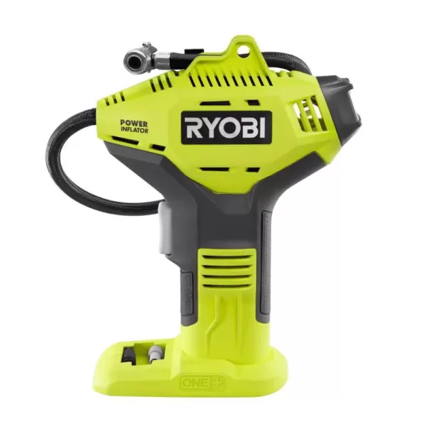 RYOBI ONE+ 18V Cordless 1/2 in. Impact Wrench and Power Inflator Kit (Tools Only)