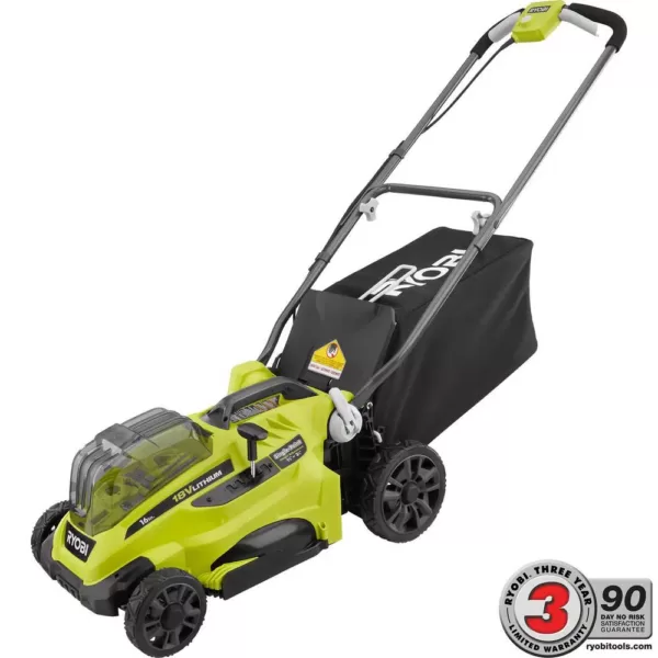 RYOBI 16 in. ONE+ 18-Volt Lithium-Ion Cordless Battery Walk Behind Push Lawn Mower (Tool Only)