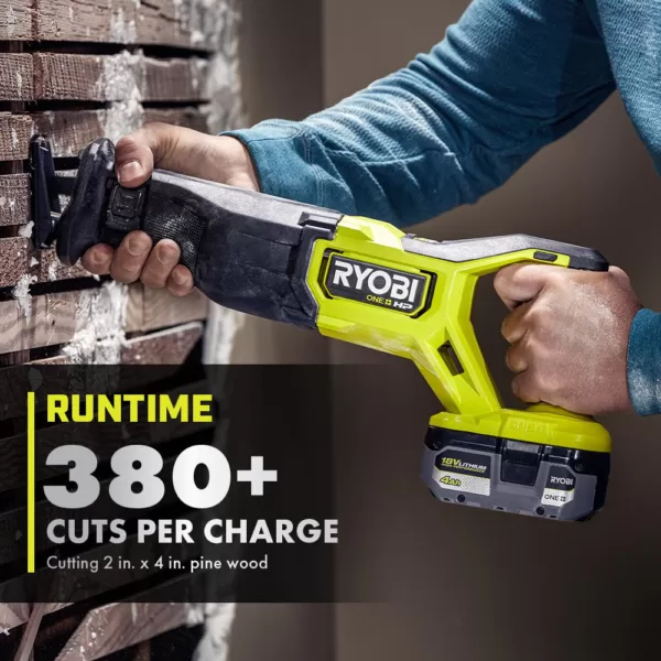 RYOBI ONE+ HP 18V Brushless Cordless Reciprocating Saw (Tool Only)