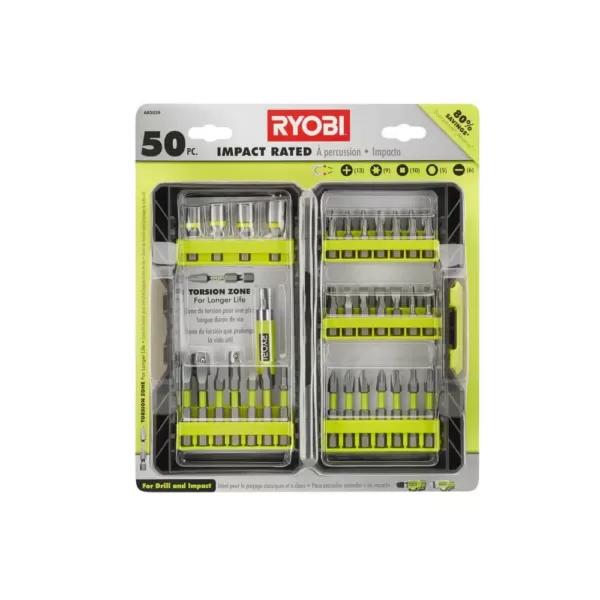 RYOBI Impact Rated Driving Kit (50-Piece)