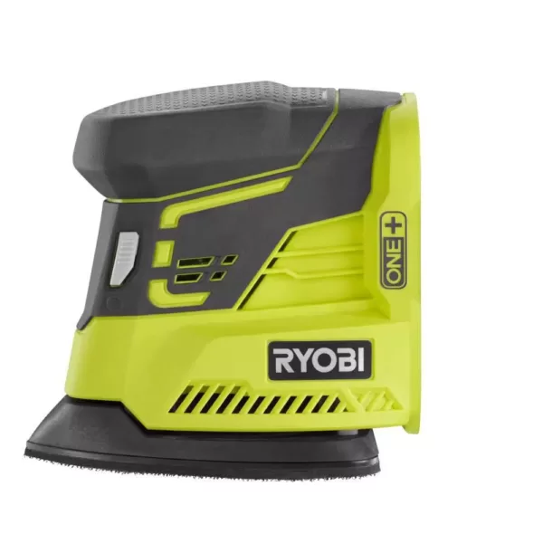 RYOBI 18-Volt ONE+ Corner Cat Finish Sander with 2.0 Ah Battery and Charger Kit