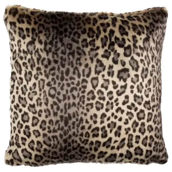 Safavieh Faux Black Leopard Down Alternative Standard Throw Pillow