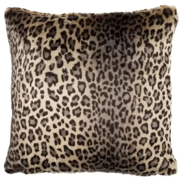 Safavieh Faux Black Leopard Down Alternative Standard Throw Pillow