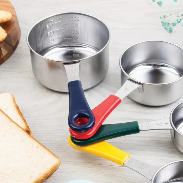 Fox Run 4-Piece Stainless Steel Measuring Cup Set