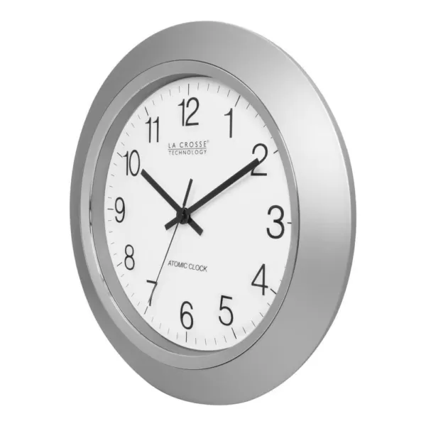 La Crosse Technology 14 in. Atomic Analog Wall Clock