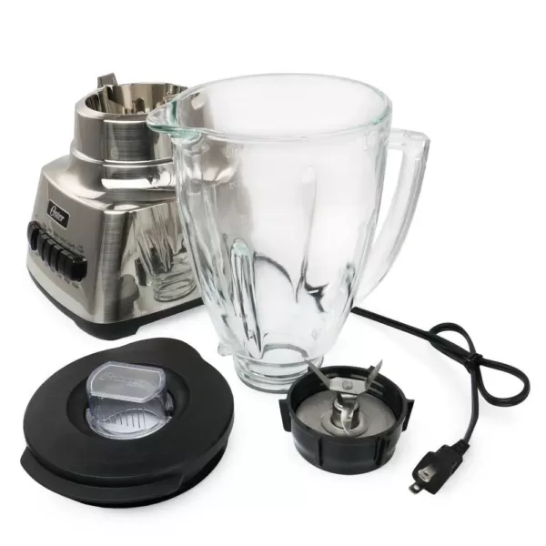 Oster Make it Fresh 48 oz. 10 Speed Silver Power Blender