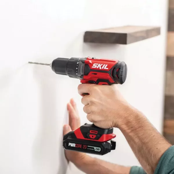 Skil PWRCORE 20-Volt Lithium-Ion Cordless 1/2 in. Drill Driver Kit