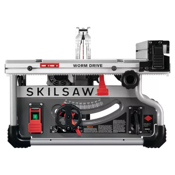 SKILSAW 8-1/4 in. 15 Amp Corded Electric Portable Worm Drive Table Saw, Diablo Blade