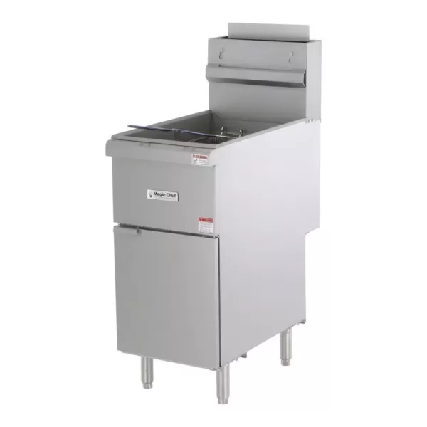 Magic Chef 35 Qt. Stainless Steel Commercial Gas Fryer