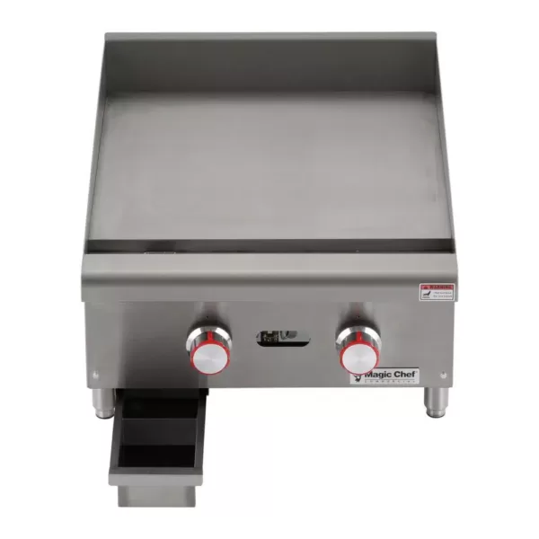 Magic Chef Commercial 24 in. Thermostatic Countertop Griddle