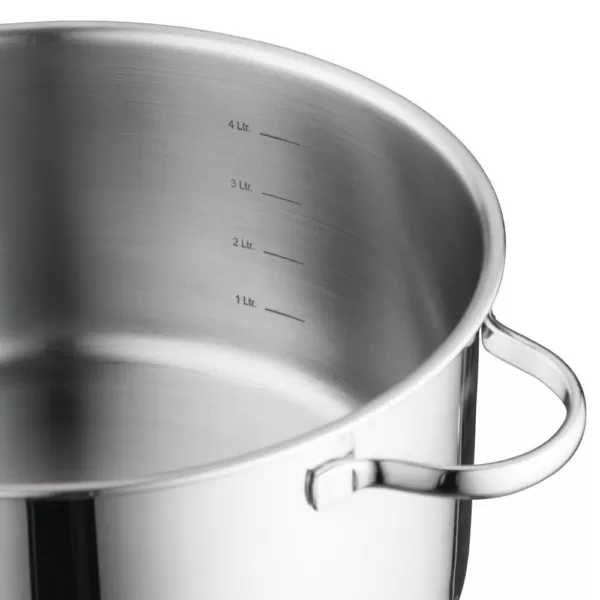 BergHOFF Essentials Comfort 3.3 qt. Round Stainless Steel Casserole Dish with Glass Lid