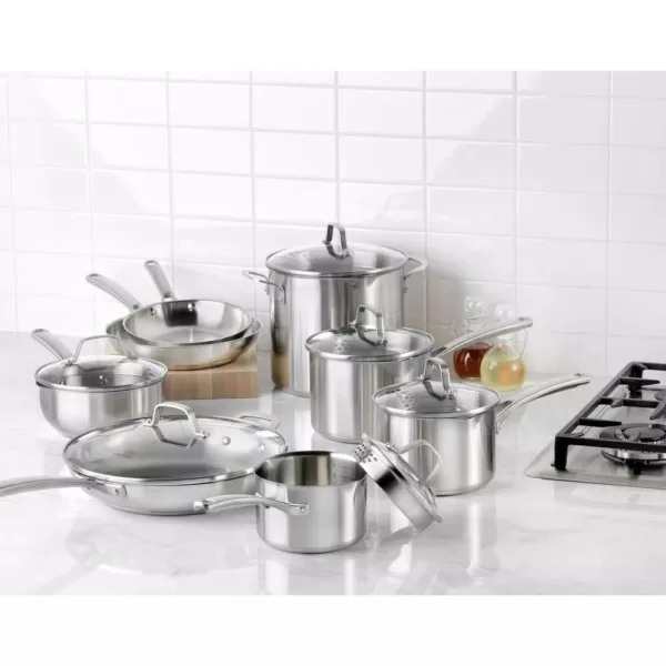 Calphalon Classic 14-Piece Stainless Steel Cookware Set