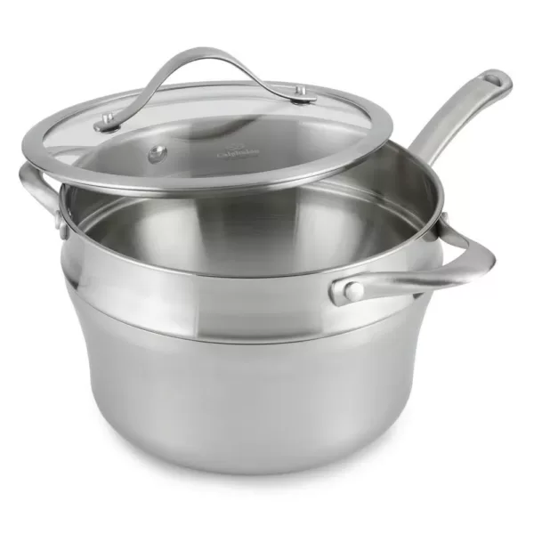 Calphalon Contemporary 3-Piece Stainless Steel Sauce Pan Set