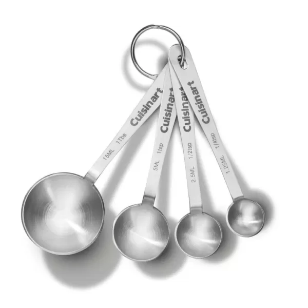 Cuisinart 4-Piece Stainless Steel Measuring Spoon Set