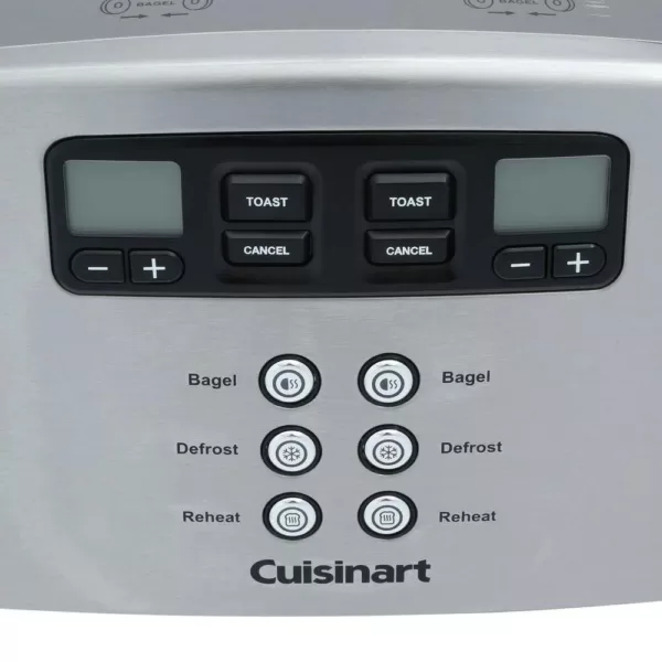 Cuisinart Touch to Toast 4-Slice Stainless Steel Wide Slot Leverless Toaster