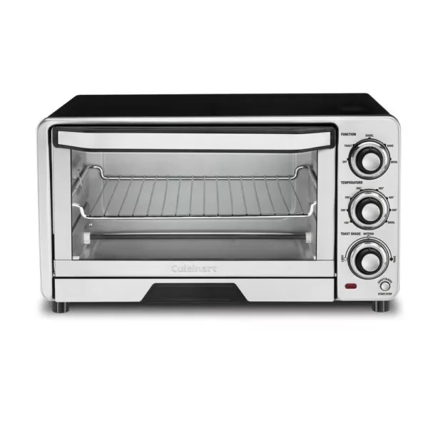 Cuisinart Custom Classic 1800 W 6-Slice Stainless Steel Toaster Oven with Recipe Book