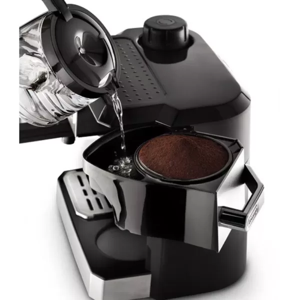 DeLonghi All-In-One 10-Cup Stainless Steel Drip Cofffee Maker and Espresso Machine