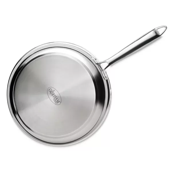 Gotham Steel 12 in. Stainless Steel Non-Stick Ti-Cerama Frying Pan