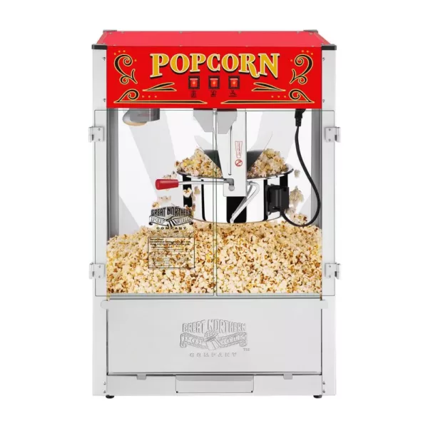 Great Northern Red Great Northern Midway Marvel Commercial Quality Popcorn Popper 16 Ounce