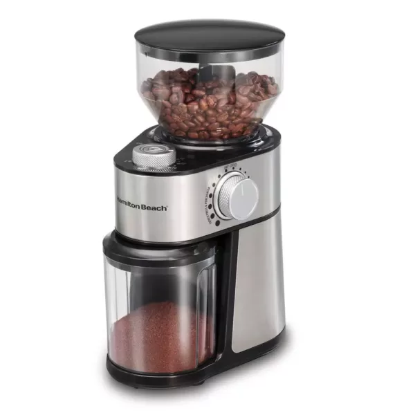 Hamilton Beach 16 oz Stainless Steel Burr Coffee Grinder