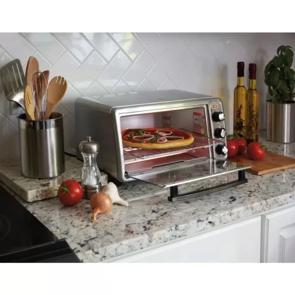 Hamilton Beach 1440-Watt 6-Slice Stainless Steel Toaster Oven