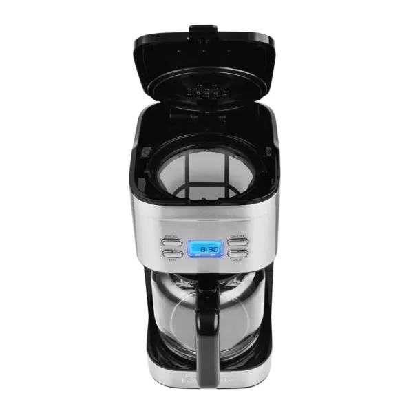 KALORIK 12-Cup Stainless Steel Programmable Digital Coffee Maker