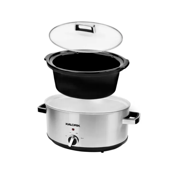 KALORIK 6.5 Qt. Stainless Steel Slow Cooker