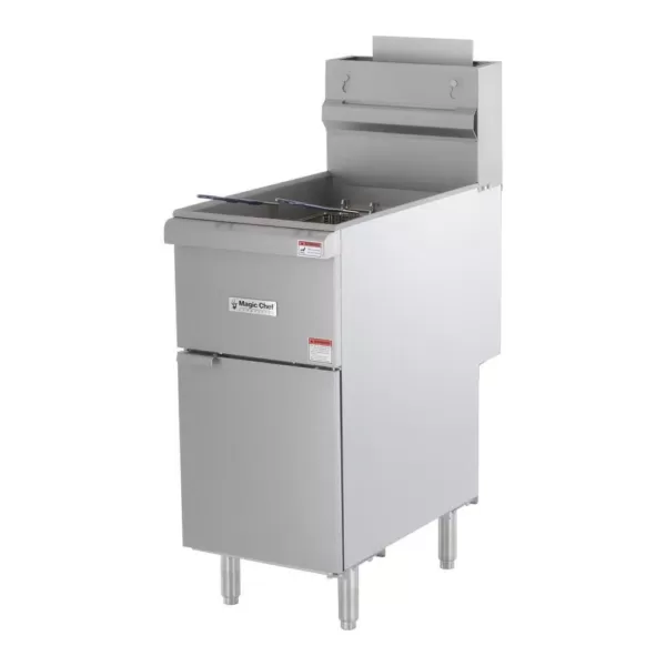 Magic Chef 20 Qt. Stainless Steel Commercial Propane Gas Fryer