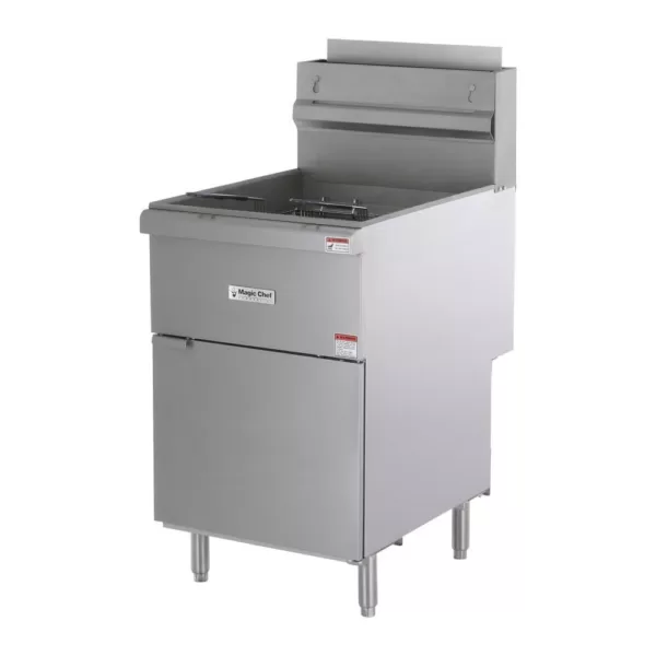 Magic Chef 52 Qt. Stainless Steel Commercial Propane Gas Fryer