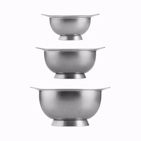 Tramontina Gourmet Stainless Steel Colanders (3-Pack)