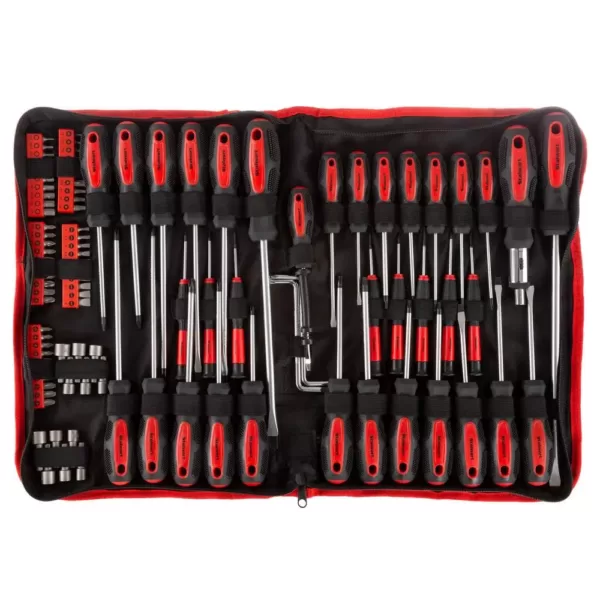 Stalwart Screwdriver Set with Carry Bag (100-Piece)