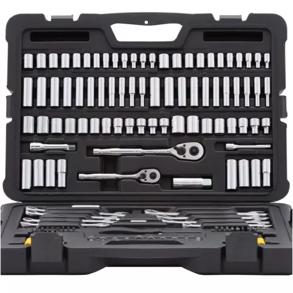 Stanley 1/4 in. & 3/8 in. Drive  SAE  Mechanics Tool Set (145-Piece)