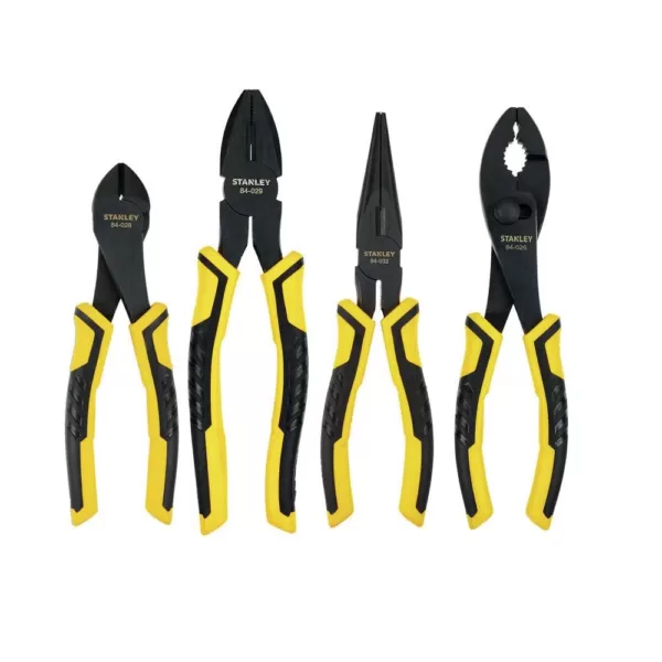 Stanley Bi-Material Plier Set (4-Piece)