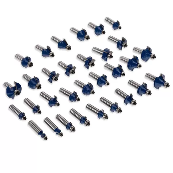 Stark Tungsten Carbide Multi-Purpose Router Bit Set (80-Piece)