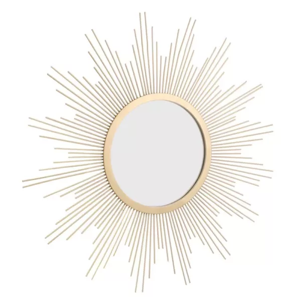 Stonebriar Collection Medium Irregular Gold Contemporary Mirror (23 in. H x 23 in. W)