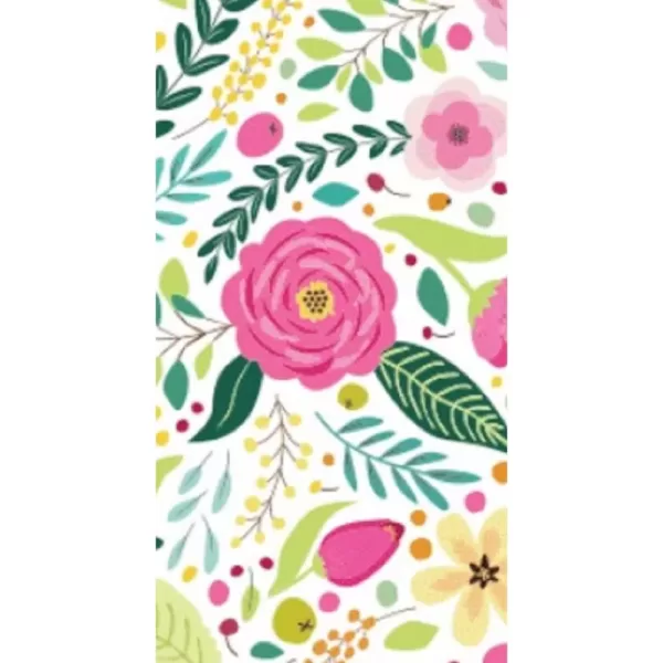 Sugar Plum Party 32-Piece Spring Blossom Assorted Disposable Paper Napkin