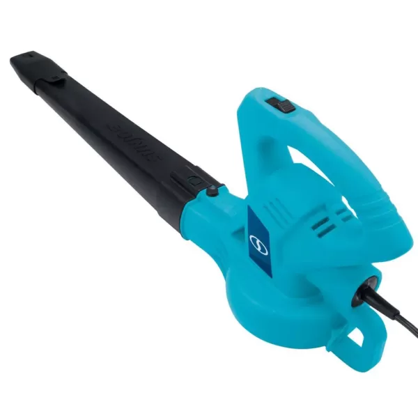 Sun Joe 215 MPH 240 CFM 10 Amp Electric Leaf Blower in Blue