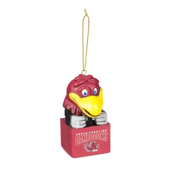 Team Sports America University of South Carolina 1-1/2 in. NCAA Mascot Tiki Totem Christmas Ornament