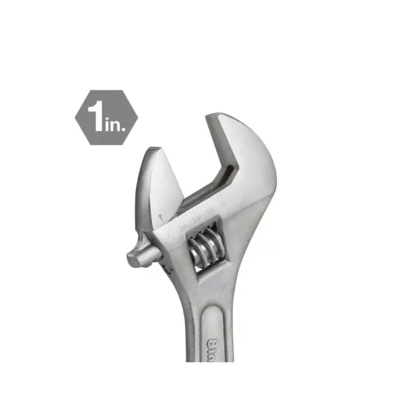 TEKTON 8 in. Adjustable Wrench