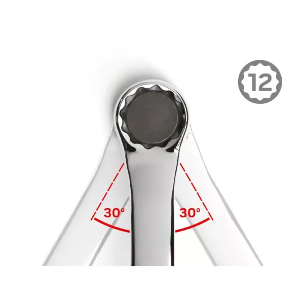 TEKTON 3/8 in. x 7/16 in. 45° Offset Box End Wrench