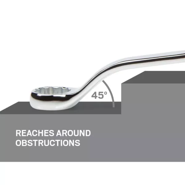 TEKTON 8 mm x 10 mm 45° Offset Box End Wrench