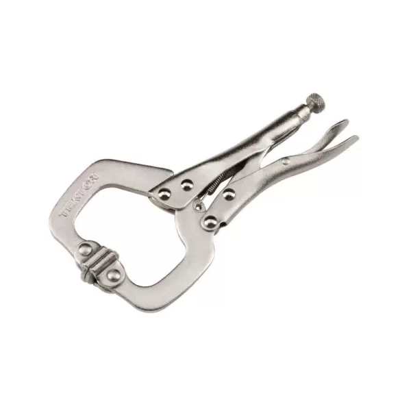 TEKTON 1-1/2 in. Swivel Pad Locking C-Clamp