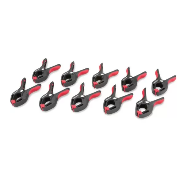 TEKTON 3/4 in. Nylon Spring Clamps (10-Piece)