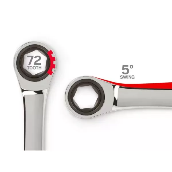 TEKTON 1 in. Ratcheting Combination Wrench